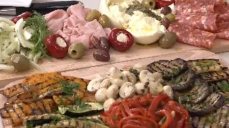 Italian Cooking - Focaccia & Antipasto Vegs - Chef Antonella