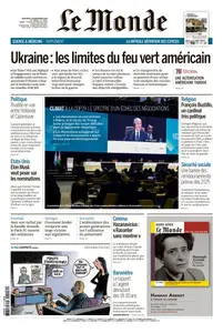 Le Monde du Mercredi 20 Novembre 2024