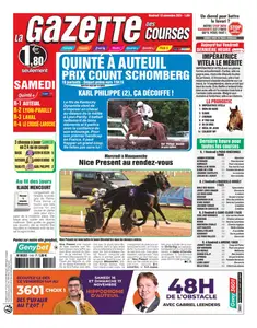 La Gazette des Courses - 15 Novembre 2024