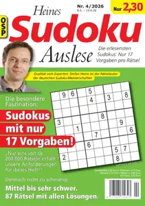 Heines Sudoku Auslese - Nr.4 2026