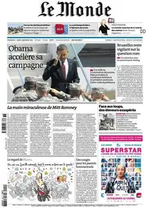 Le Monde et Suppléments du Dimanche 2 et Lundi 3 Septembre 2012