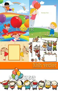 Kids vector