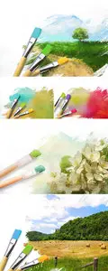 Stock Photo - Artistic Paints