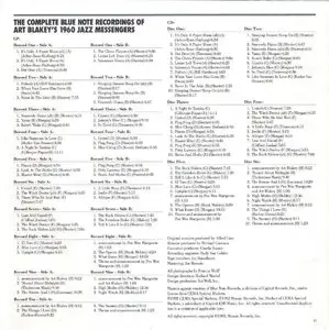 Art Blakey - The Complete Blue Note Recordings Of Art Blakey's 1960 Jazz Messengers (1992) {6CD Mosaic MD6-141}