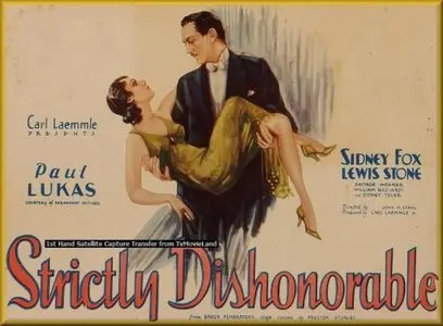 Strictly Dishonorable (1931)