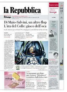 la Repubblica - 20 Aprile 2018