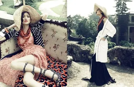 Meng Huang by Yin Chao for Numero China January/February 2012