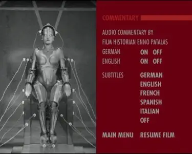 METROPOLIS (1927) - (Eureka - The Masters of Cinema Series) (2005)