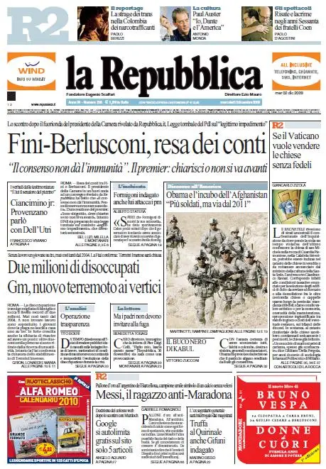 La Repubblica (02-12-09)
