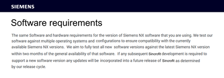 Siemens Syncrofit 16.4.3
