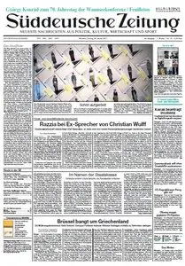 Süddeutsche Zeitung vom Freitag, 20. Januar 2012