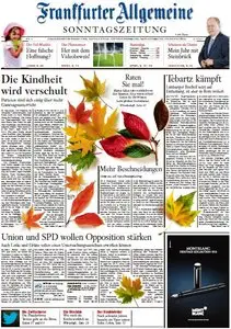 Frankfurter Allgemeine Zeitung am Sonntag, 20. Oktober 2013