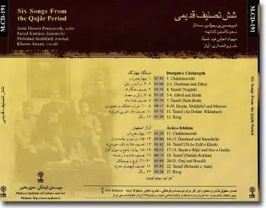 Six Songs from the Qajâr Period (Persian classical music)