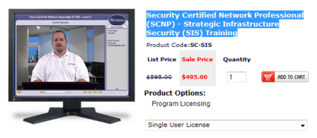 Career Academy: Security Certified Network Professional (SCNP) - Strategic Infrastructure Security (SIS) Training