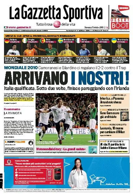 La Gazzetta dello Sport (11-10-09)