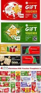 Vectors - Christmas Gift Voucher Templates 3