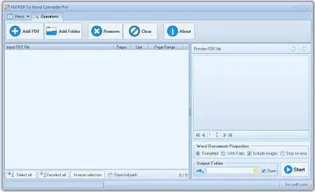 FM PDF To Word Converter Pro 3.42