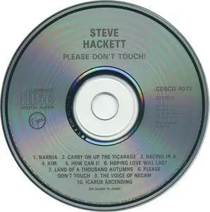 Steve Hackett - Please Don't Touch! (1978) [UK 1st Press, 1989]