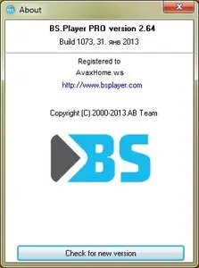 BS.Player Pro 2.64 Build 1073 Final