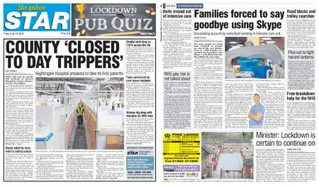 Shropshire Star Shrewsbury Edition – April 10, 2020