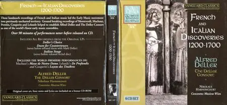 Alfred Deller - The Complete Vanguard Recordings, Vol.6 - French and Italian Discoveries 1200-1700 (2009) {6CD Set}