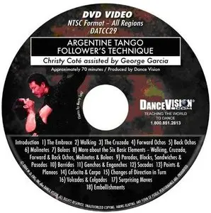 Christy Cote & George Garcia - Argentine Tango - Follower's Technique