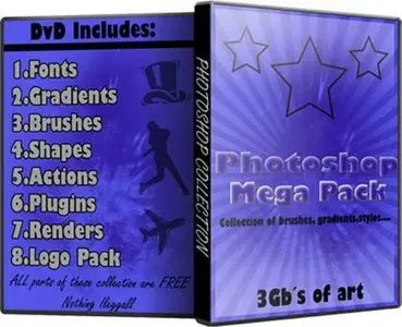 Mega Pack tools for Photoshop