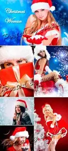 Stock Photo - Christmas Woman