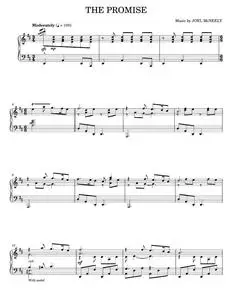 The Promise - Joel McNeely, Mulan II Movie (Piano-Vocal-Guitar)