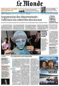 Le Monde du Dimanche/Lundi, 13./14. Avril 2014