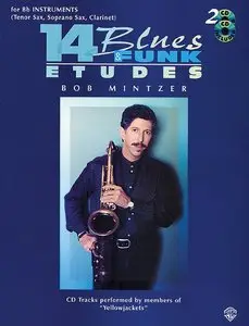 14 Blues & Funk Etudes for Bb Instruments by Bob Mintzer