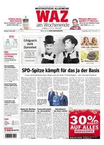 WAZ Westdeutsche Allgemeine Zeitung Essen-Postausgabe - 13. Januar 2018