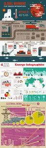 Vectors - Energy Infographics