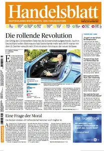 Das Handelsblatt vom 28 Oktober 2013