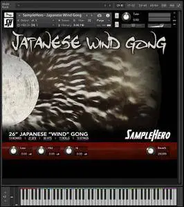 SampleHero Japanese Wind Gong KONTAKT