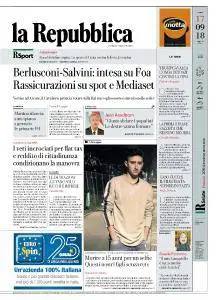 la Repubblica - 17 Settembre 2018