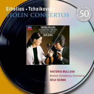 Viktoria Mullova, Seiji Ozawa, Boston Symphony Orchestra - Sibelius, Tchaikovsky: Violin Concertos (2001)