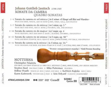 Janitsch: Sonate De Camera Vol 1 / Notturna 