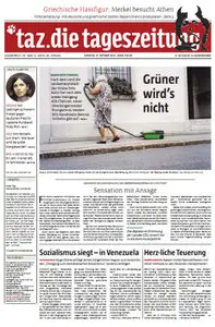 Tageszeitung TAZ vom 09 Oktober 2012