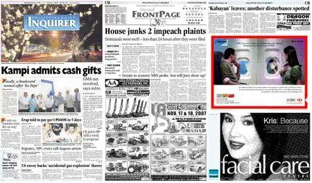 Philippine Daily Inquirer – November 07, 2007