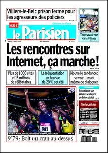 Le Parisien, Samedi 18 Juillet 2009.