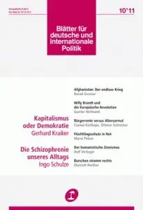 Blätter für deutsche und internationale Politik No 10 2011