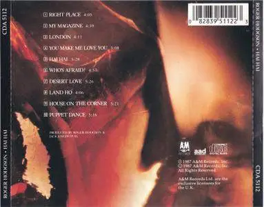 Roger Hodgson - Hai Hai (1987) (Repost)