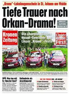 Kronen Zeitung Oberösterreich - 21. August 2017
