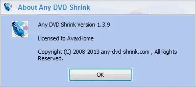 Any DVD Shrink 1.3.9