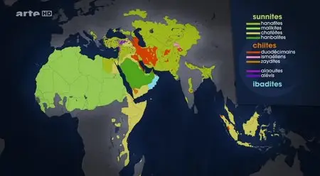 (Arte) Le dessous des cartes - L'Islam en conflit (1/2) (2015)