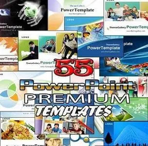 PowerPoint 55 Premium Templates