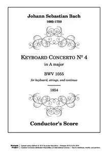 BachJS - Keyboard Concerto Nº 4