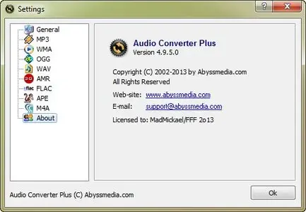 Abyssmedia Audio Converter Plus 4.9.5.0