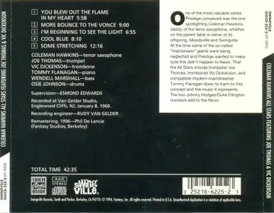 Coleman Hawkins - All Stars (1960) {Swingville Prestige OJCCD-225-2 rel 1996}